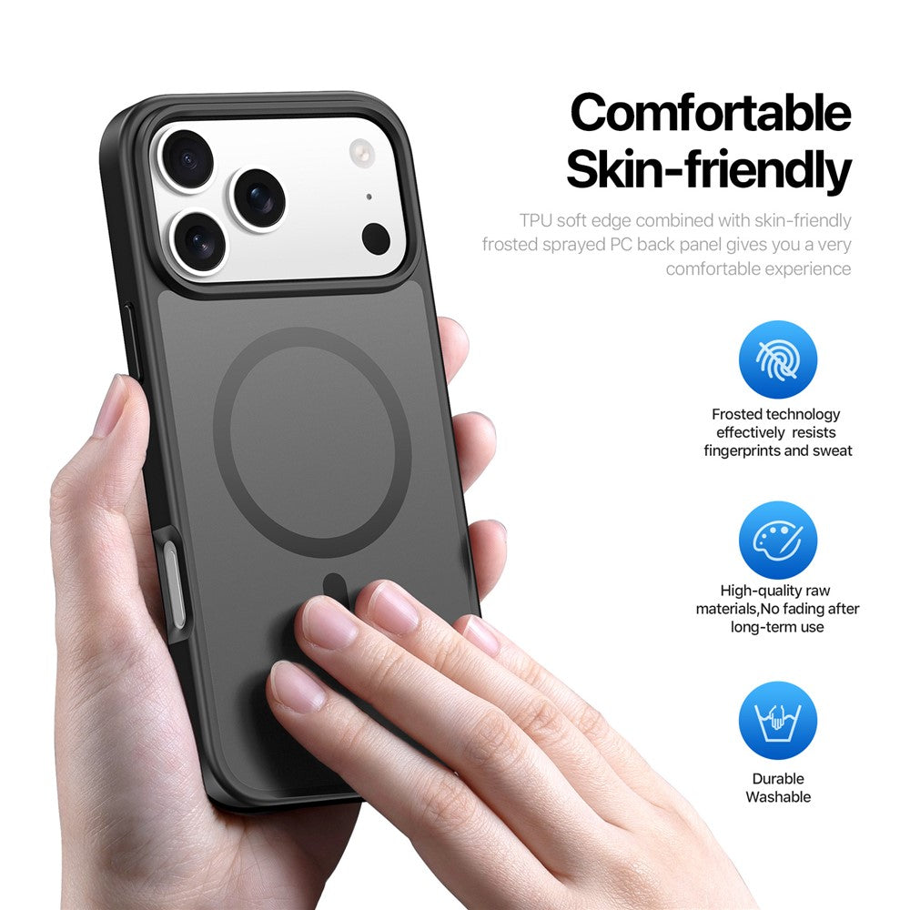 For iPhone 17 Pro Max Case DUX DUCIS Yind Series PC+TPU Phone Cover Compatible with MagSafe