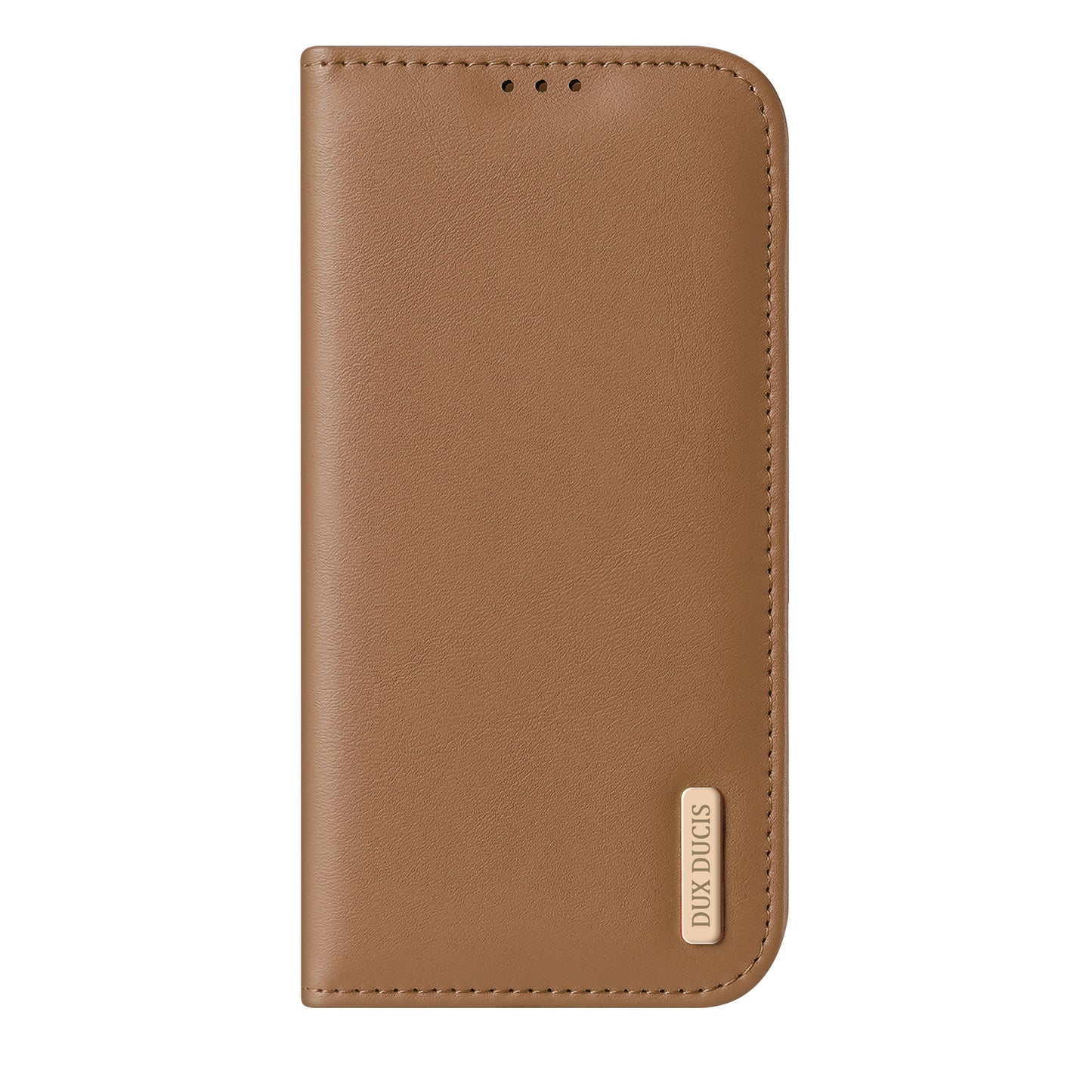 For iPhone 17 Pro Max Case DUX DUCIS Hivo Series Cowhide Leather RFID Blocking Wallet Stand Flip Phone Cover