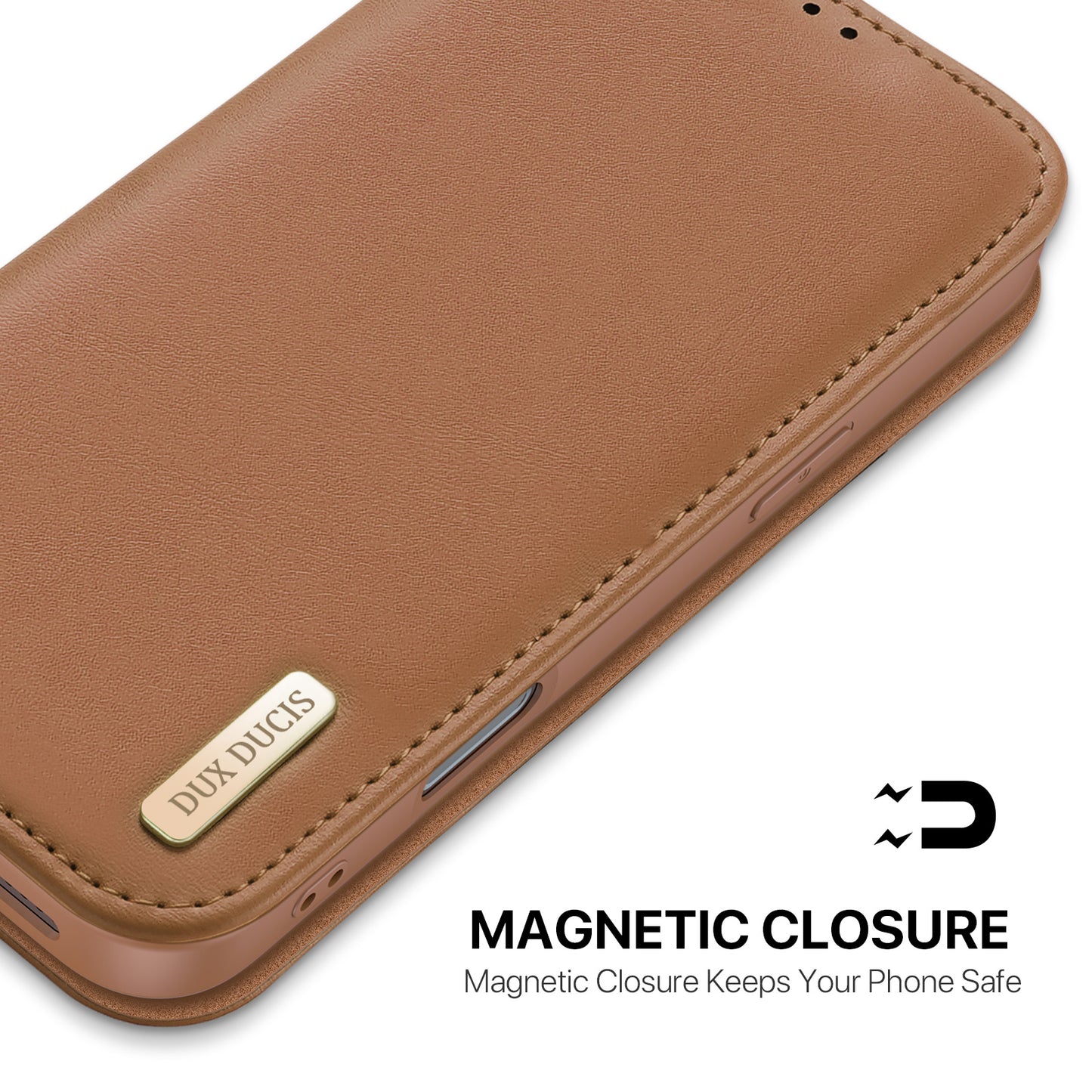 For iPhone 17 Pro Max Case DUX DUCIS Hivo Series Cowhide Leather RFID Blocking Wallet Stand Flip Phone Cover