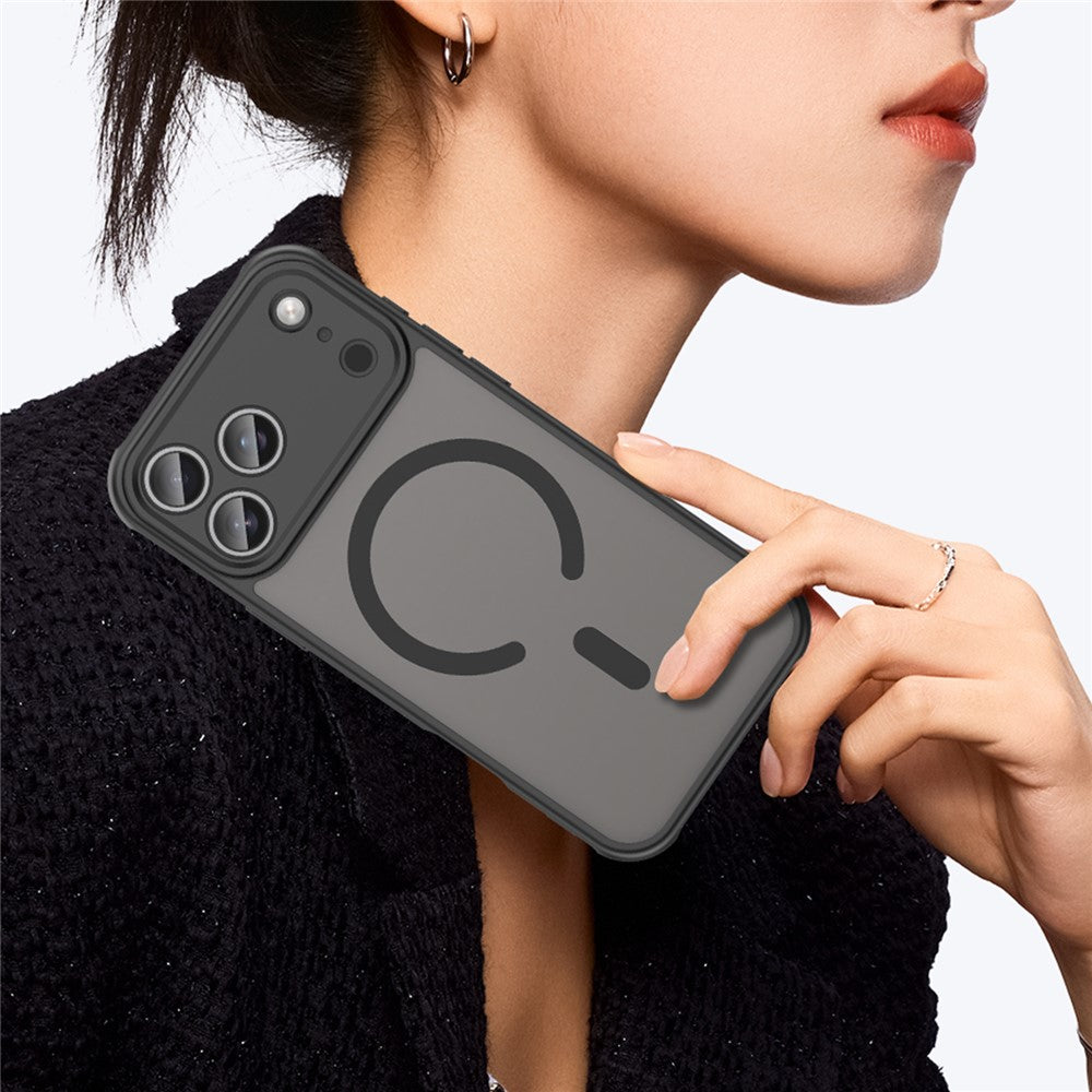 For iPhone 17 Pro Max Case Compatible with MagSafe ShockProof PC + TPU Phone Cover