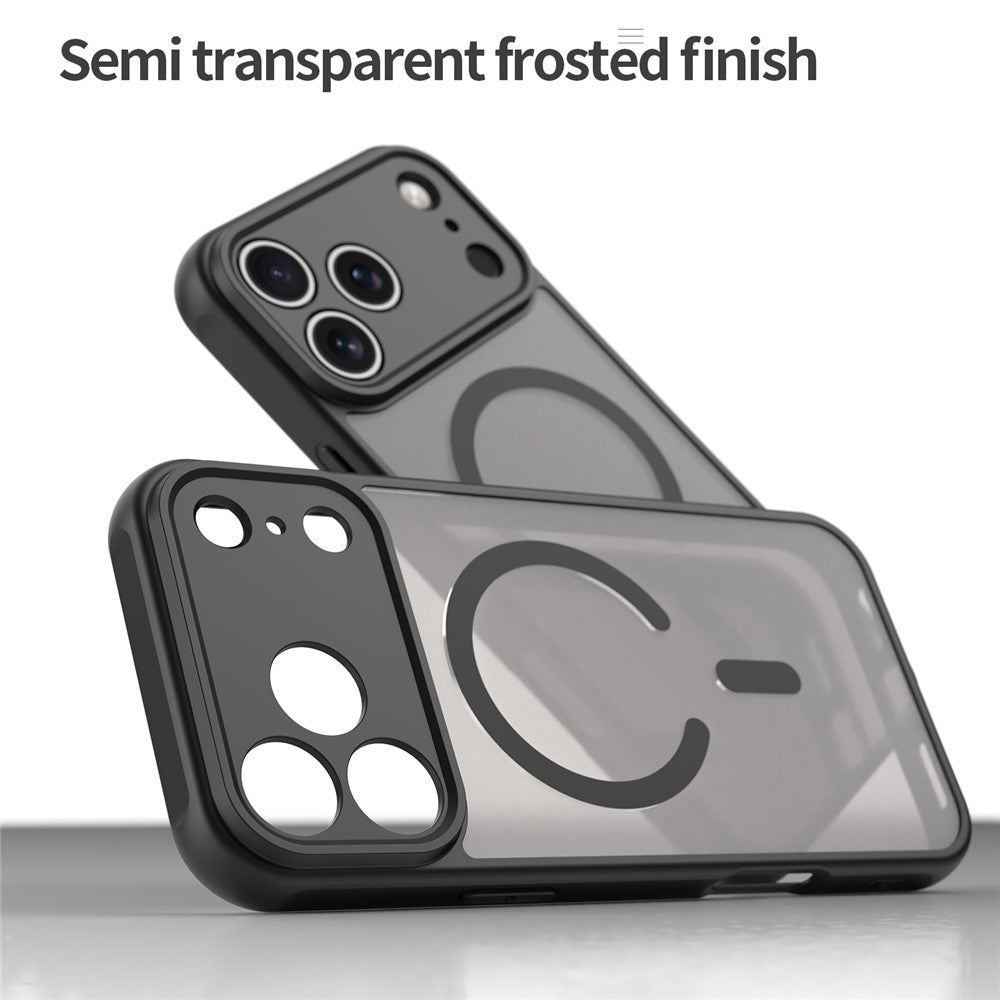 For iPhone 17 Pro Max Case Compatible with MagSafe ShockProof PC + TPU Phone Cover