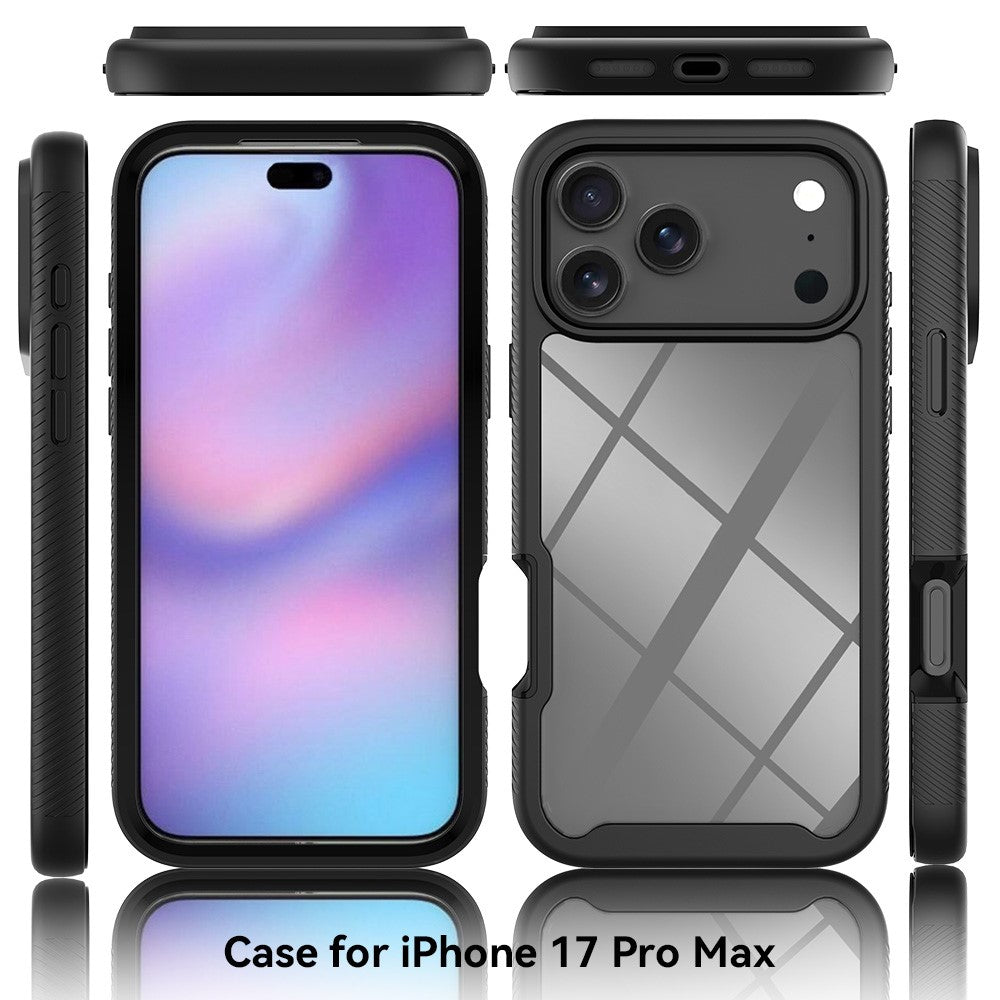 For iPhone 17 Pro Max Case Anti Drop 2 in 1 PC + TPU Phone Cover