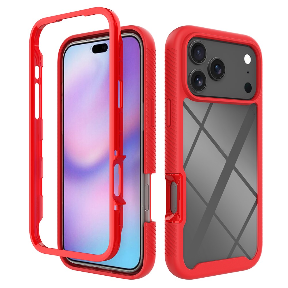 For iPhone 17 Pro Max Case Anti Drop 2 in 1 PC + TPU Phone Cover