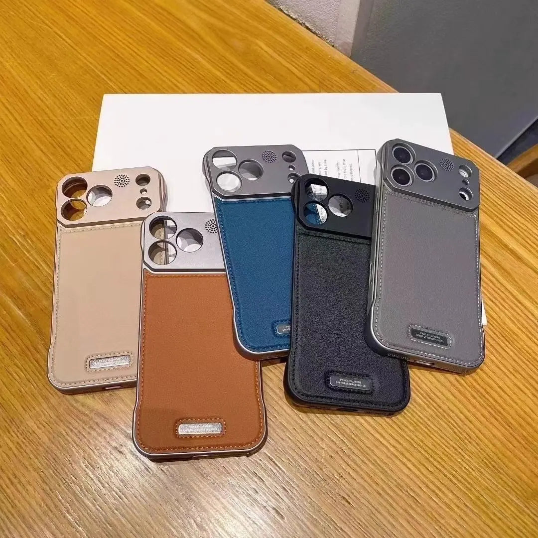 Aromatherapy Magnetic Leather iPhone Case