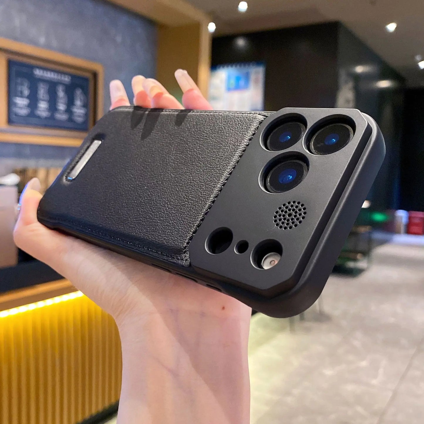 Aromatherapy Magnetic Leather iPhone Case