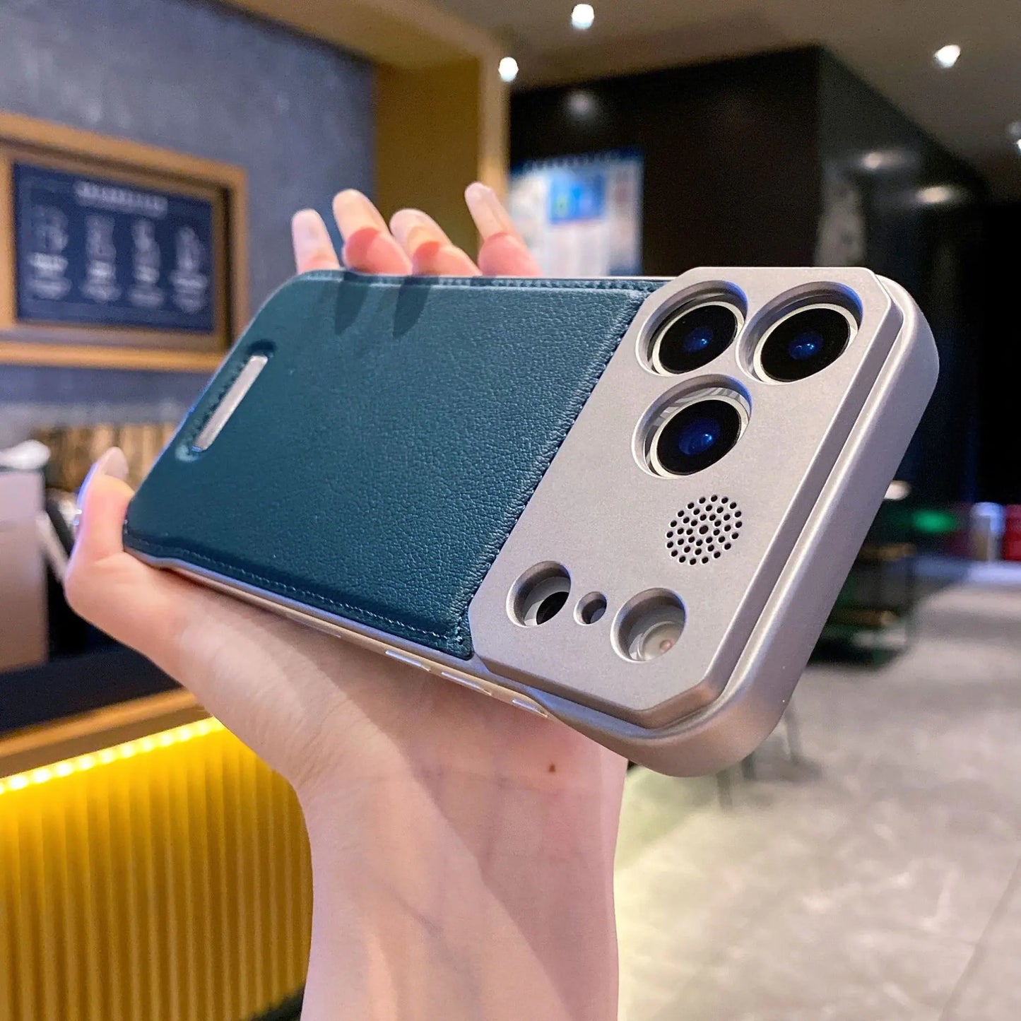 Aromatherapy Magnetic Leather iPhone Case