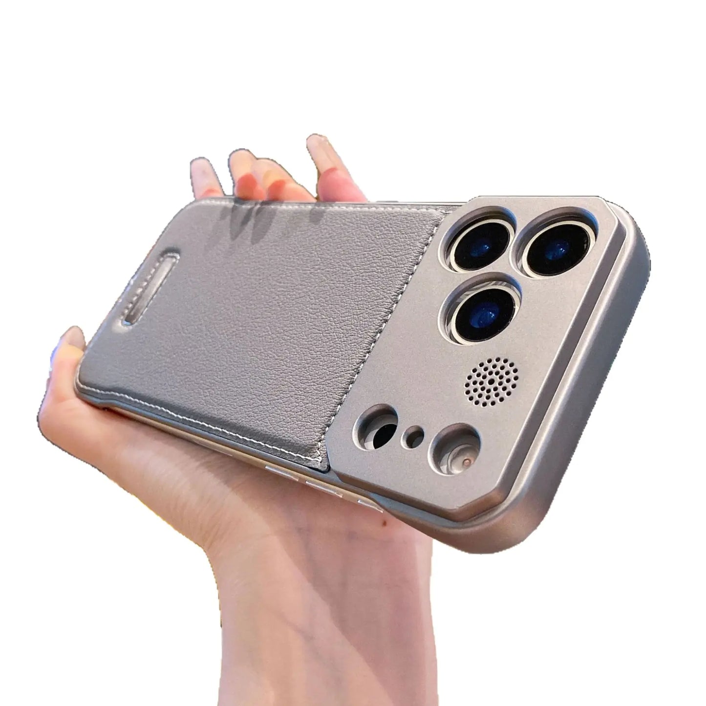 Aromatherapy Magnetic Leather iPhone Case