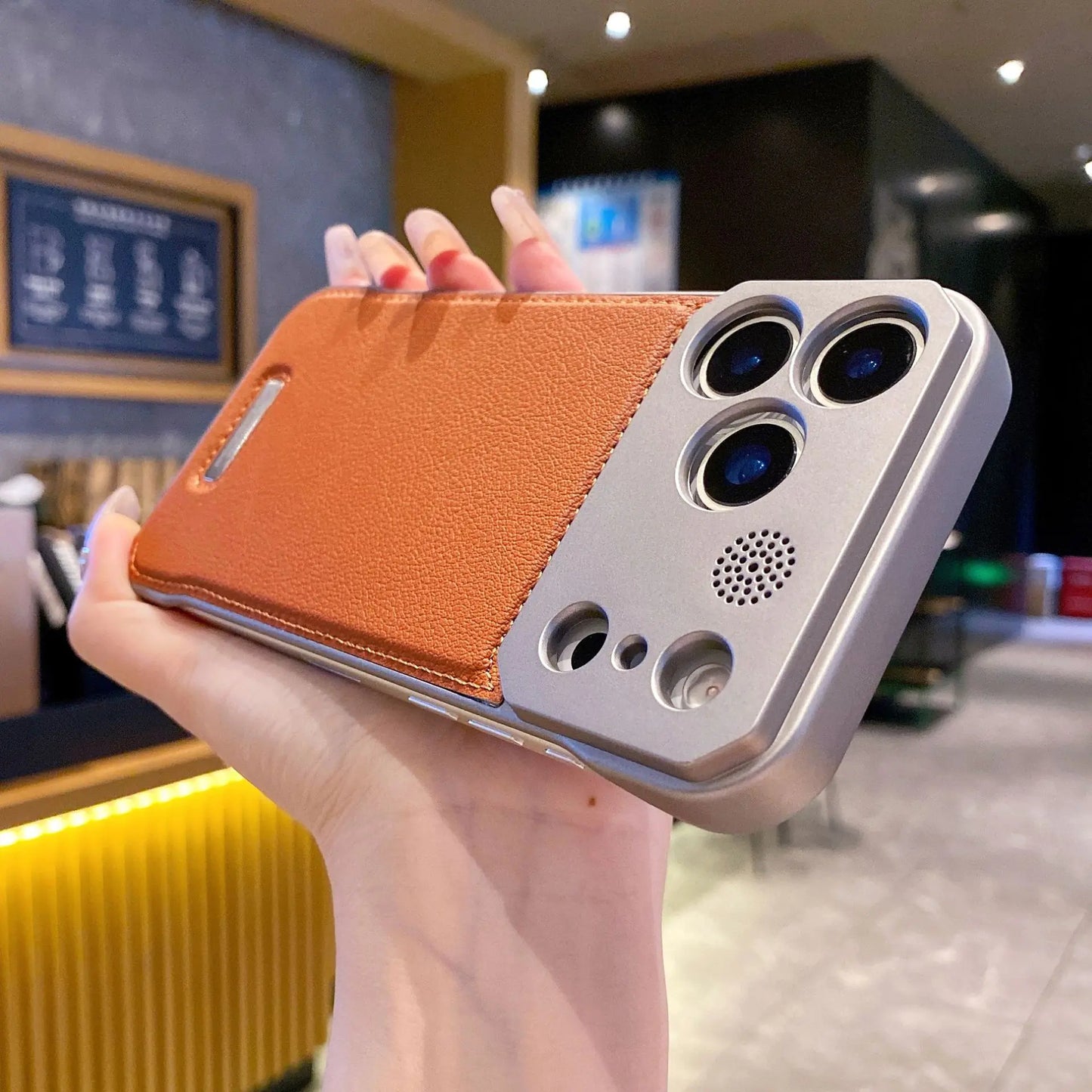 Aromatherapy Magnetic Leather iPhone Case